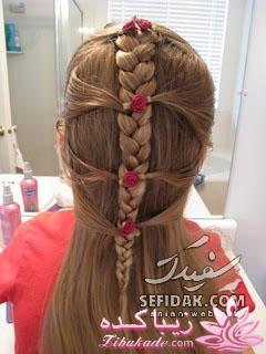 مدل انواع شینیون های جدید/مجلسی/ زنانه/کودکانه